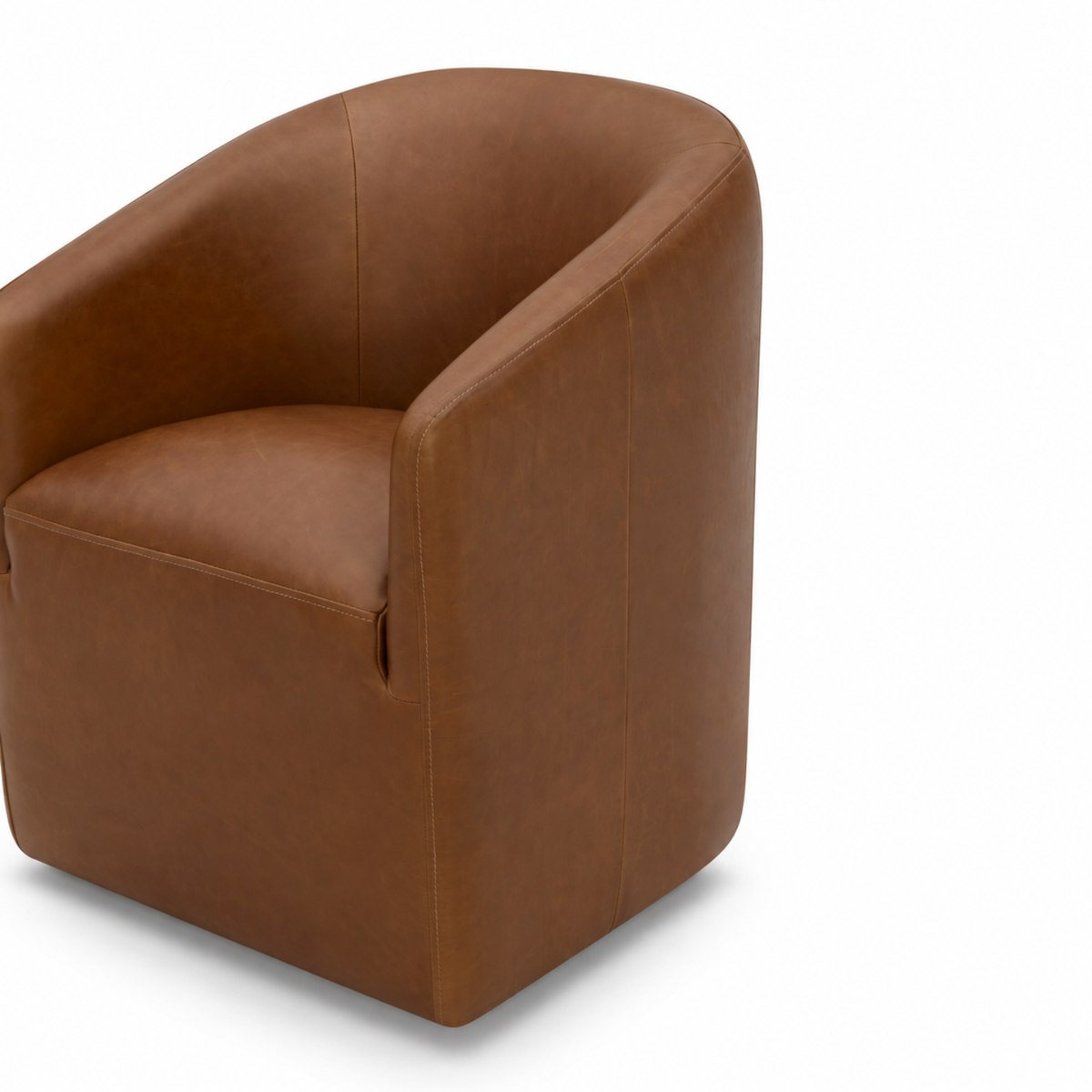 Fairbank Dining Arm Chair - Concord Mink Leather