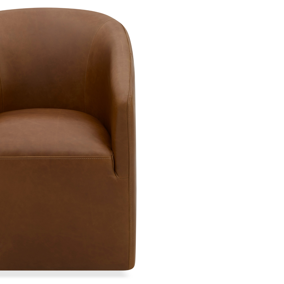 Fairbank Dining Arm Chair - Concord Mink Leather