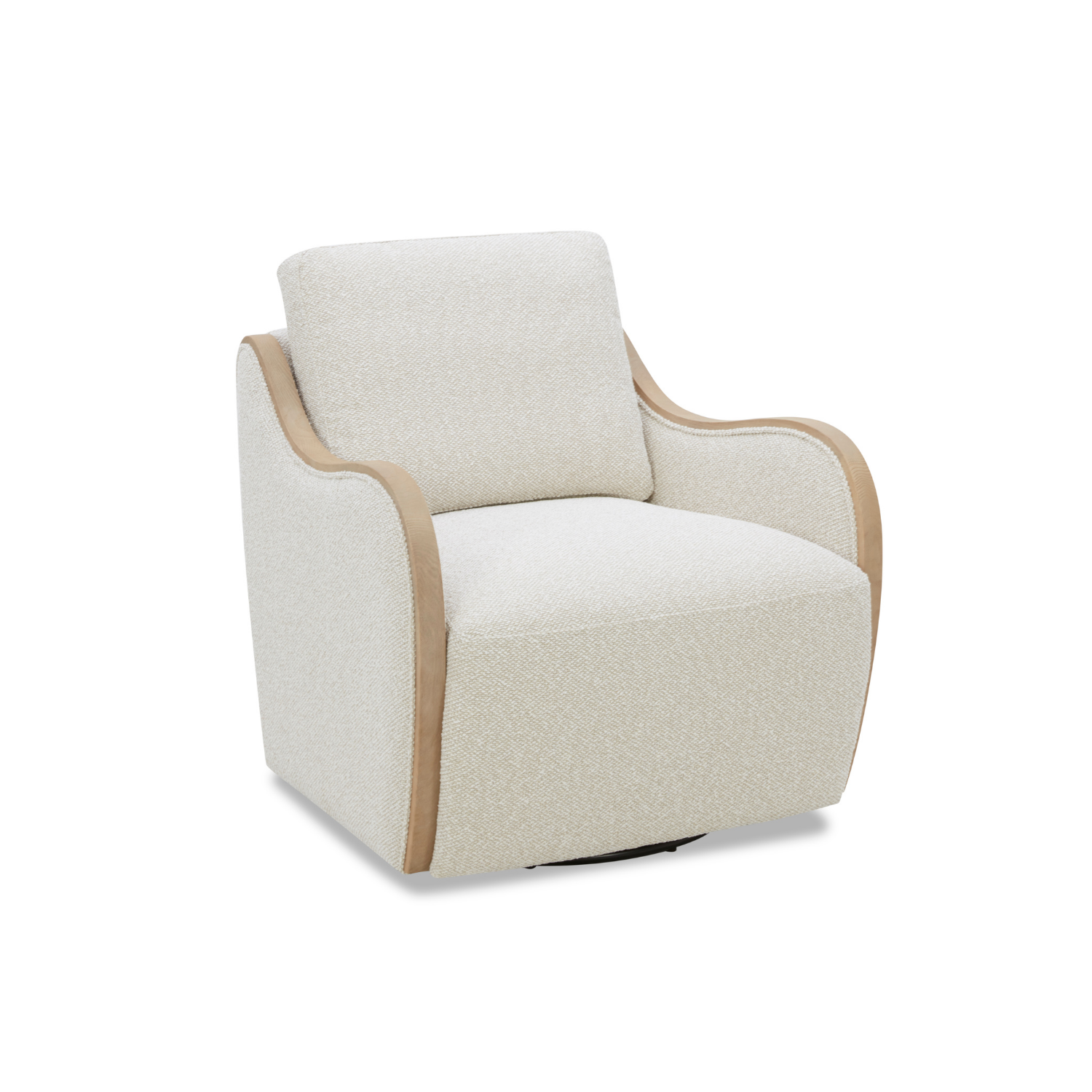 Capri Swivel Arm Chair - Tasmin Linen