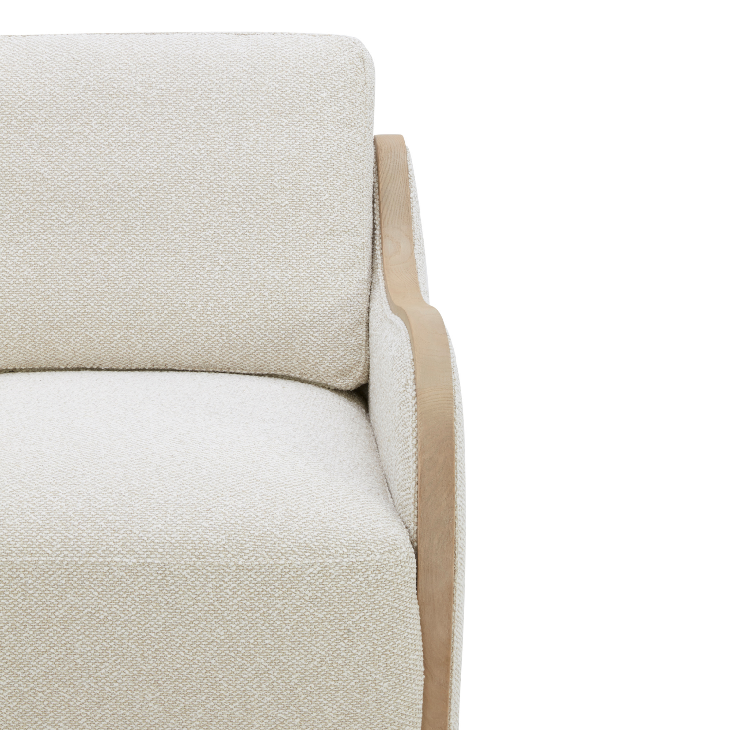 Capri Swivel Arm Chair - Tasmin Linen