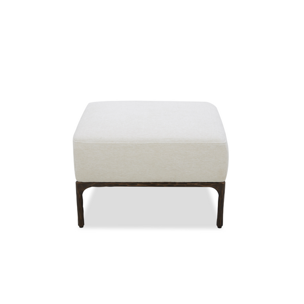 Exuma Ottoman - Chenille Birch