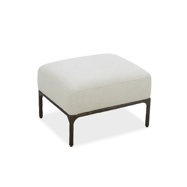 Exuma Ottoman - Mellow Ivory