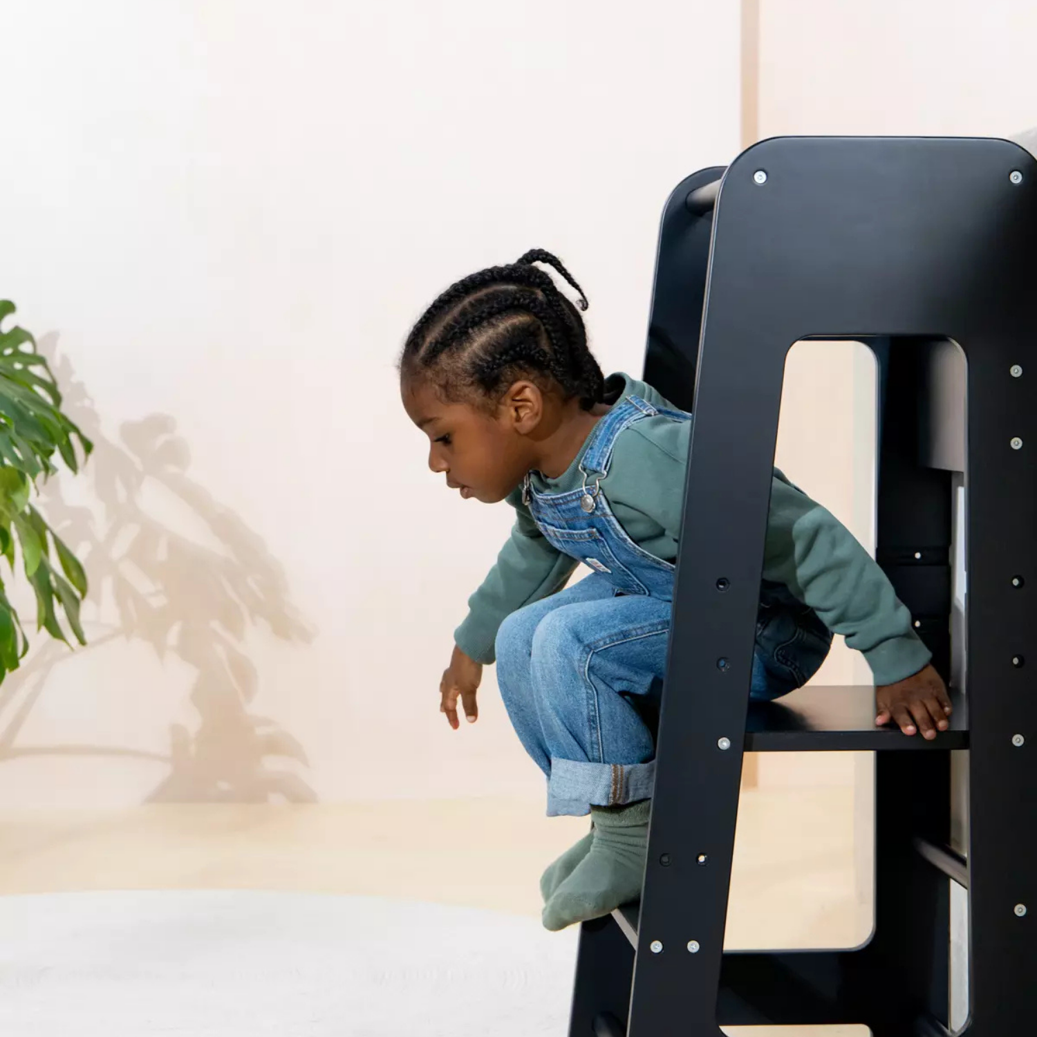 Kids Learning Tower - Black