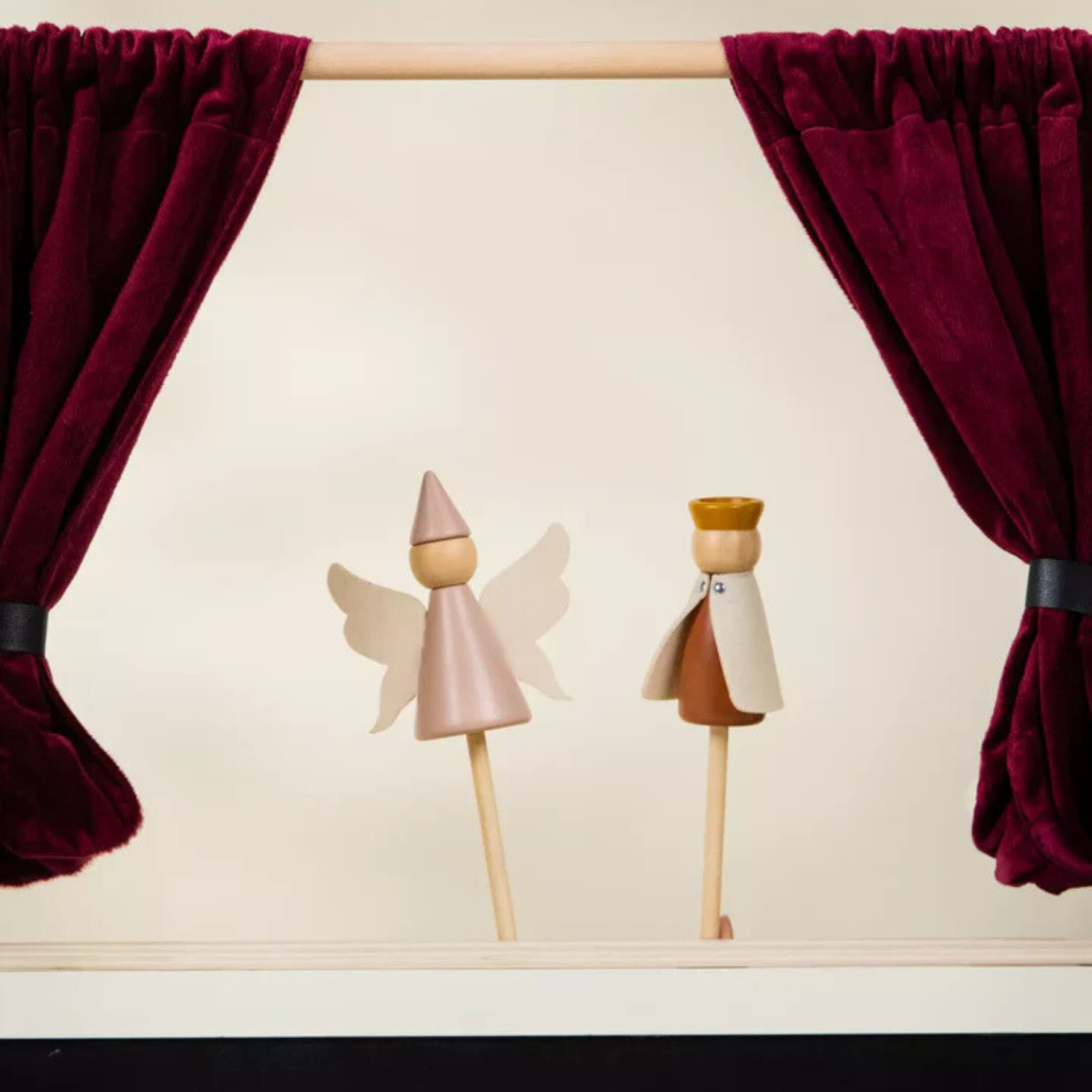 Kids Wood Royal Puppet Set of 6