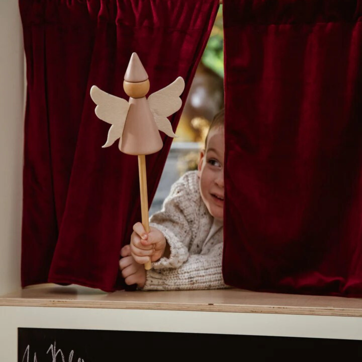 Kids Wood Royal Puppet Set of 6