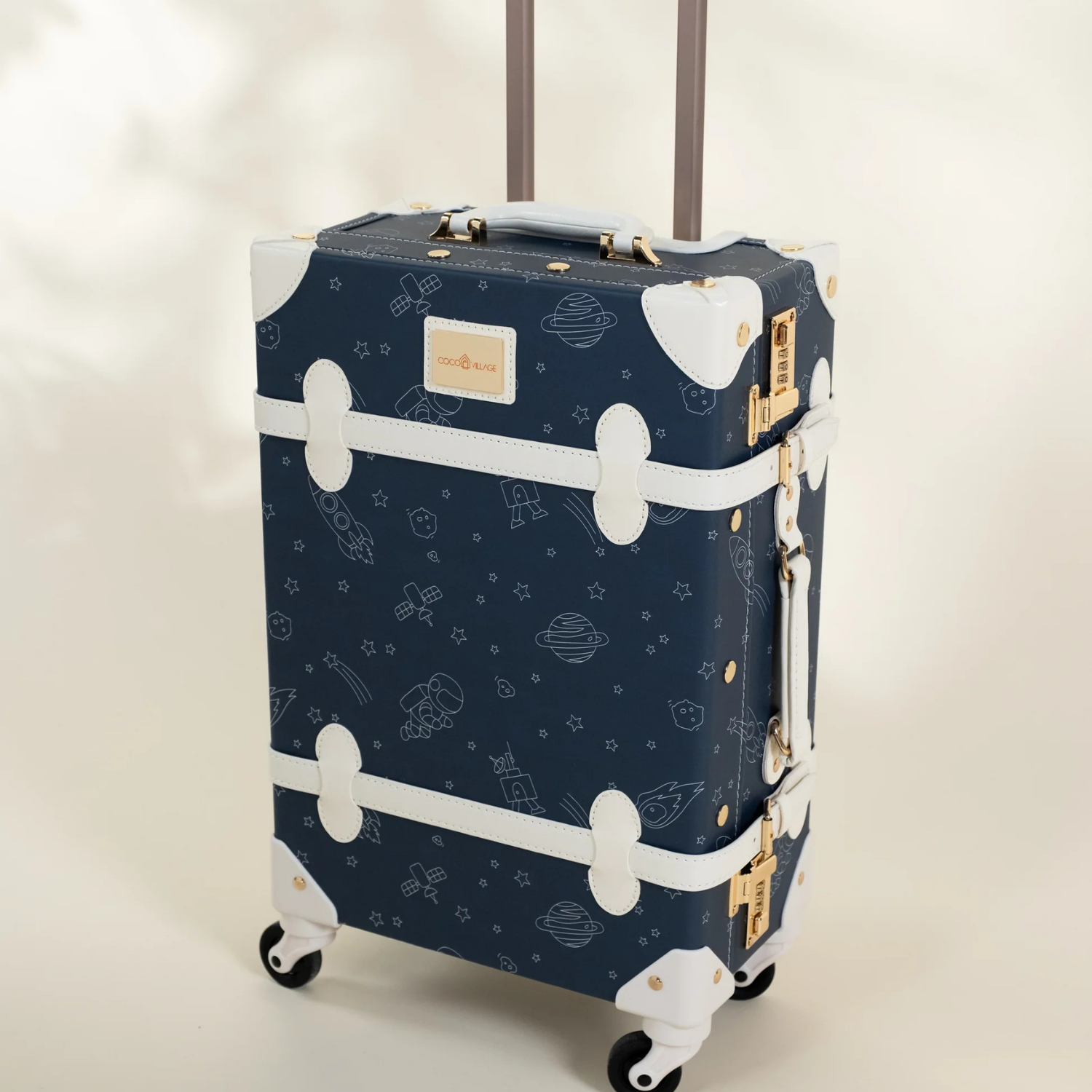 Kids Vegan Carry-On Luggage - Space Blue
