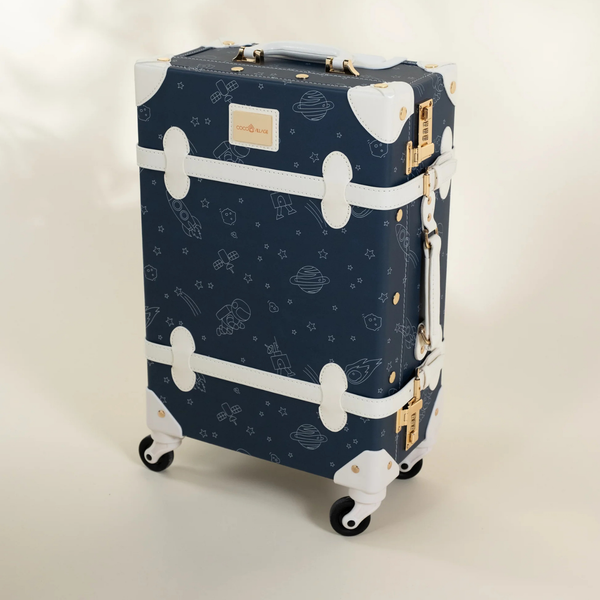 Kids Vegan Carry-On Luggage - Space Blue