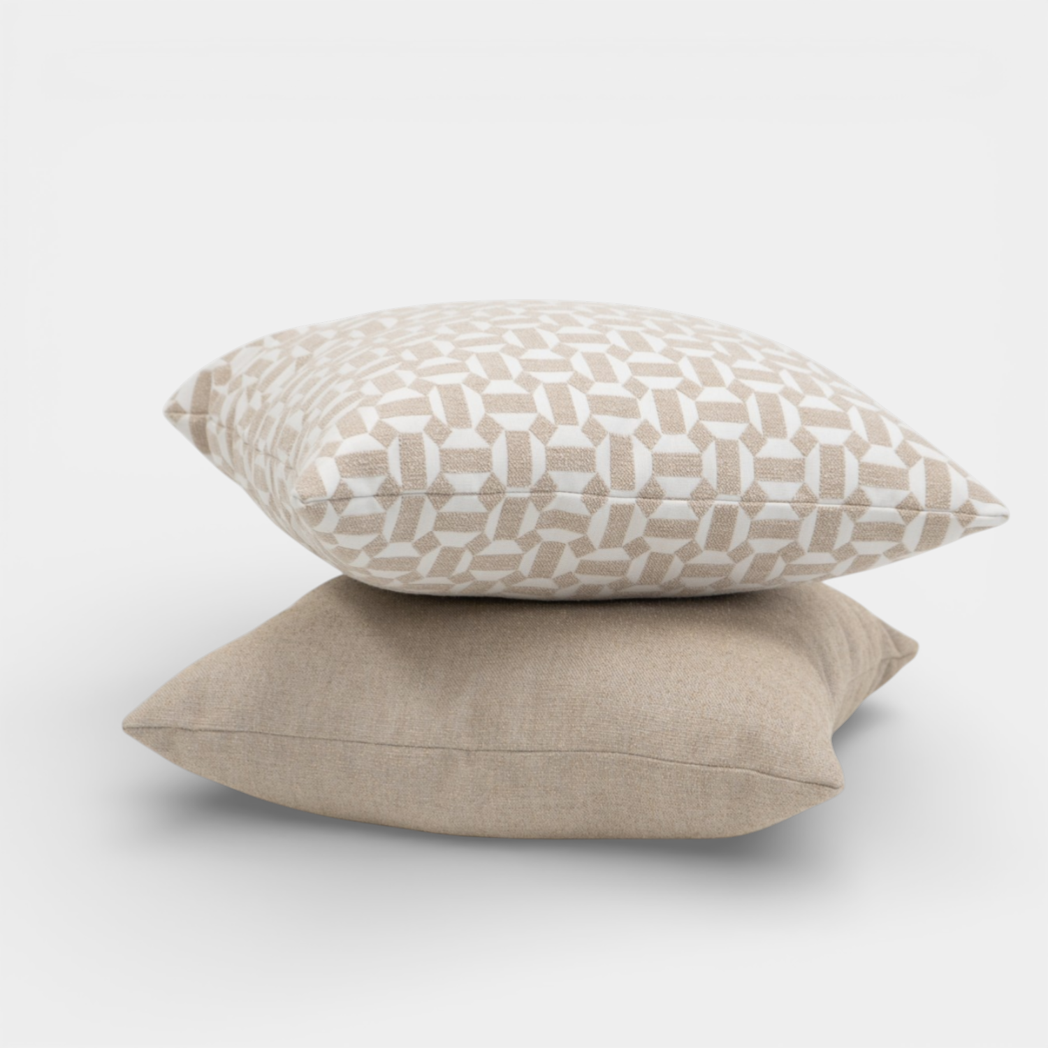 Assemble Sand 20" Sunbrella® Outdoor Toss Cushion Set