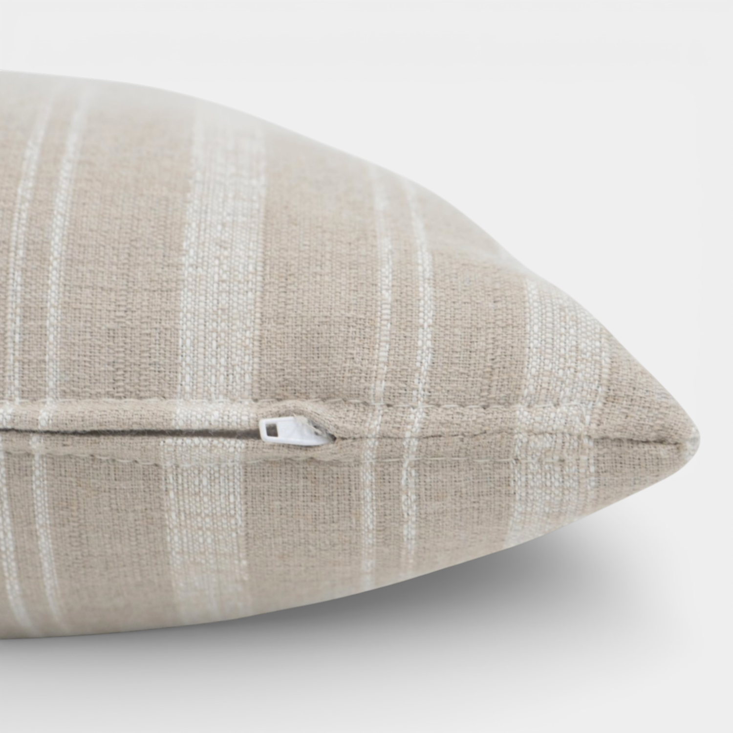 Tranquil Striped Outdoor Kidney Pillow