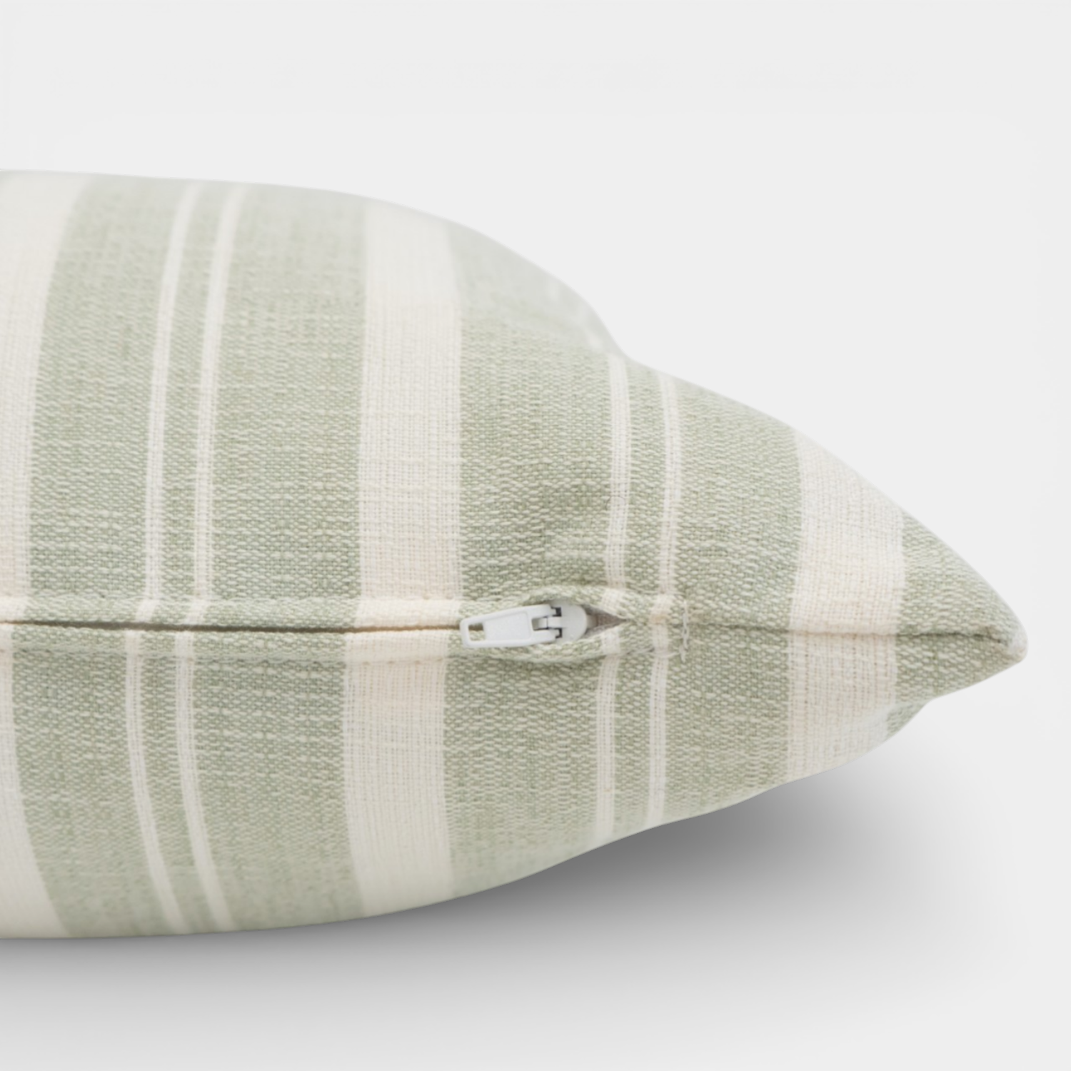 Tranquil Striped Outdoor Kidney Pillow