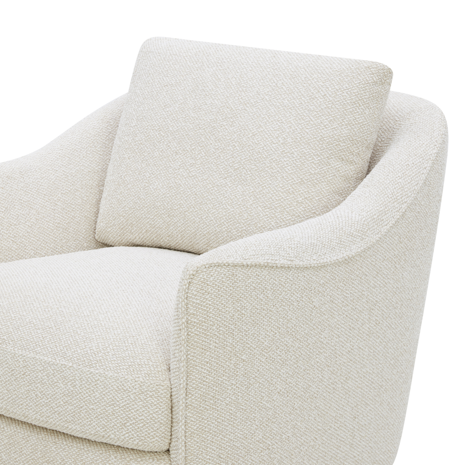 Camrose Swivel Lounge Chair - Tasmin Linen