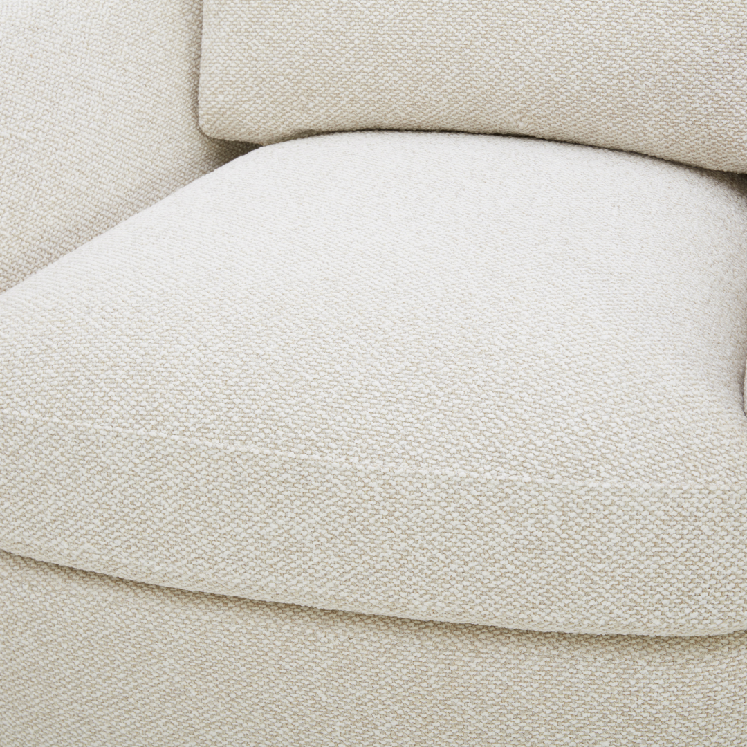 Camrose Swivel Lounge Chair - Tasmin Linen