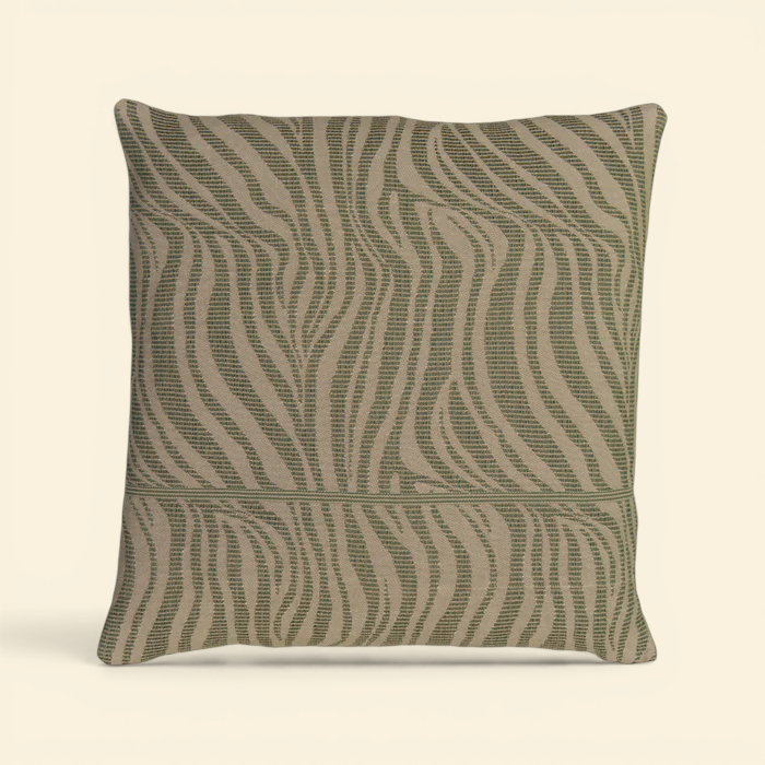 Zebra Mushroom Toss Pillow