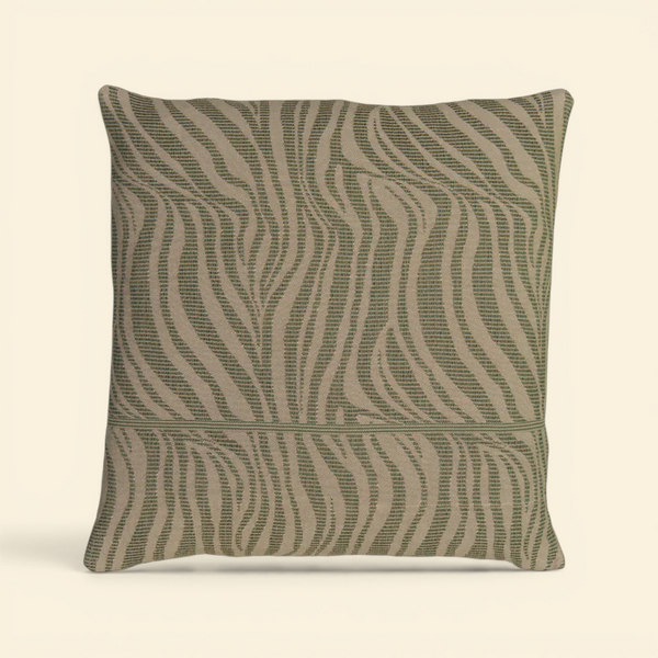 Zebra Mushroom Toss Pillow