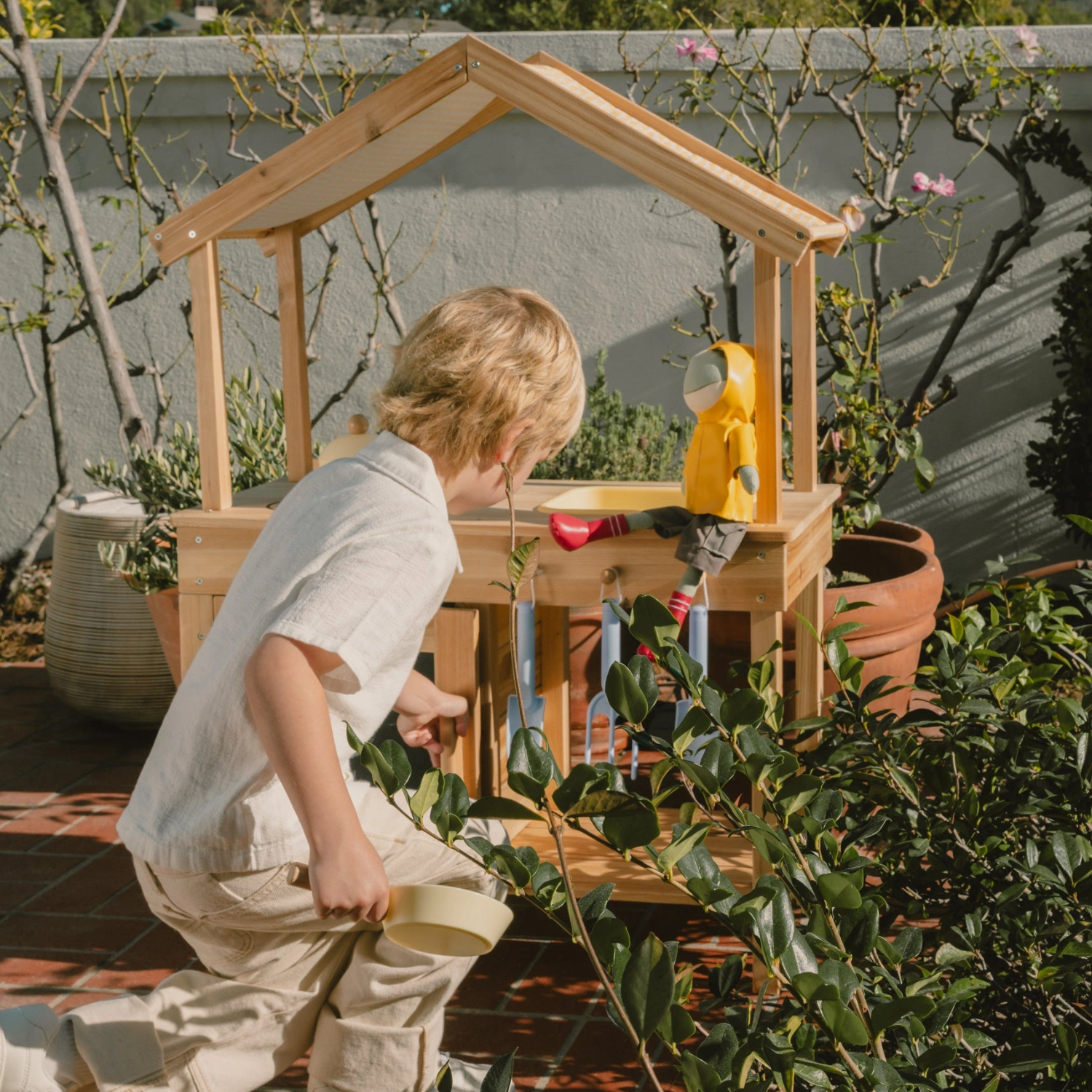 Kids Wooden Outdoor Kitchen
