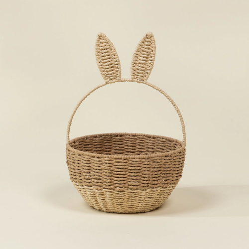 Kids Woven Easter Bunny Basket