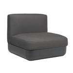 Cloud Charcoal Outdoor Armless Lounge Chair