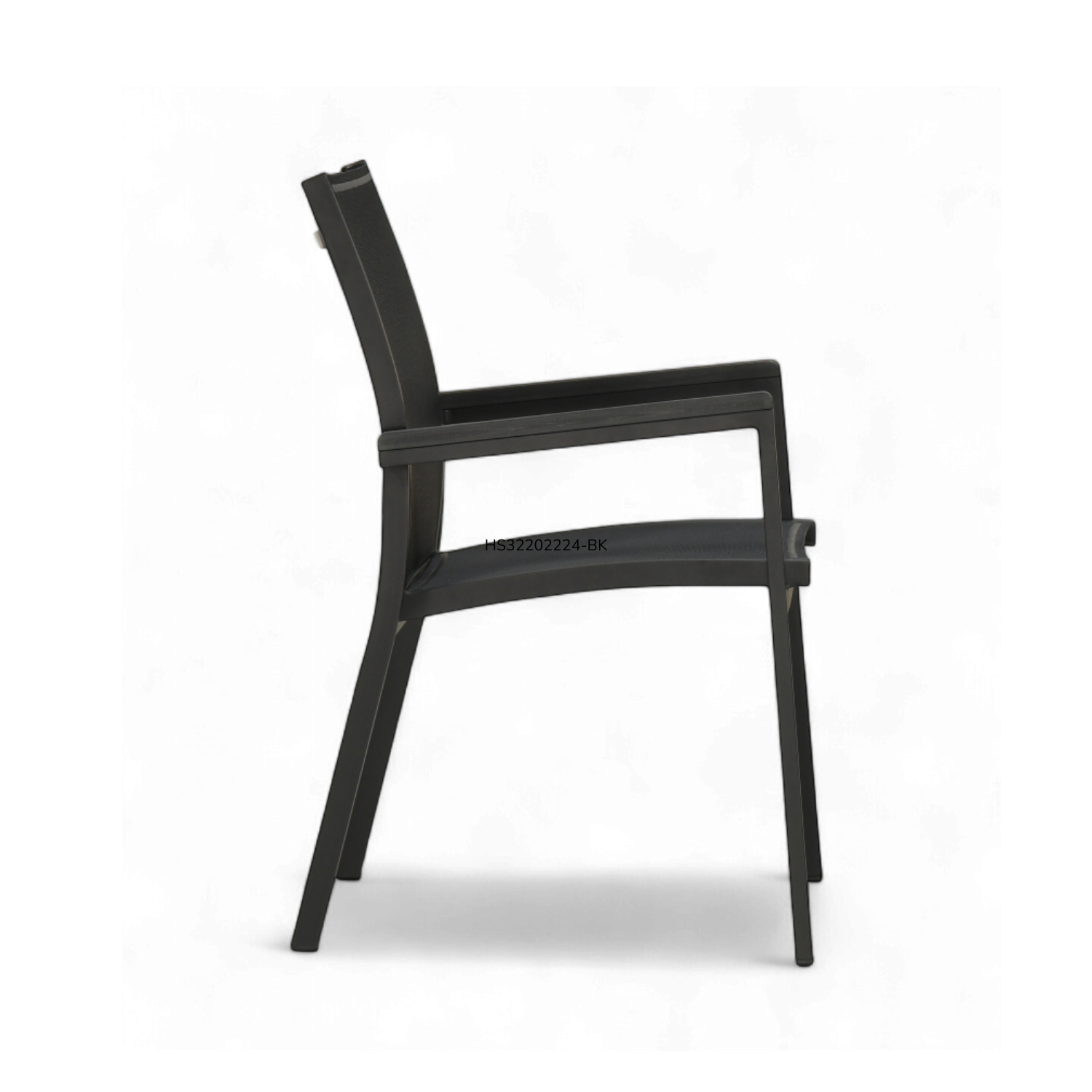 Metro Hi-Back Arm Chair - Black