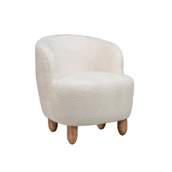 Burrow Chenille Sherpa Lounge Chair