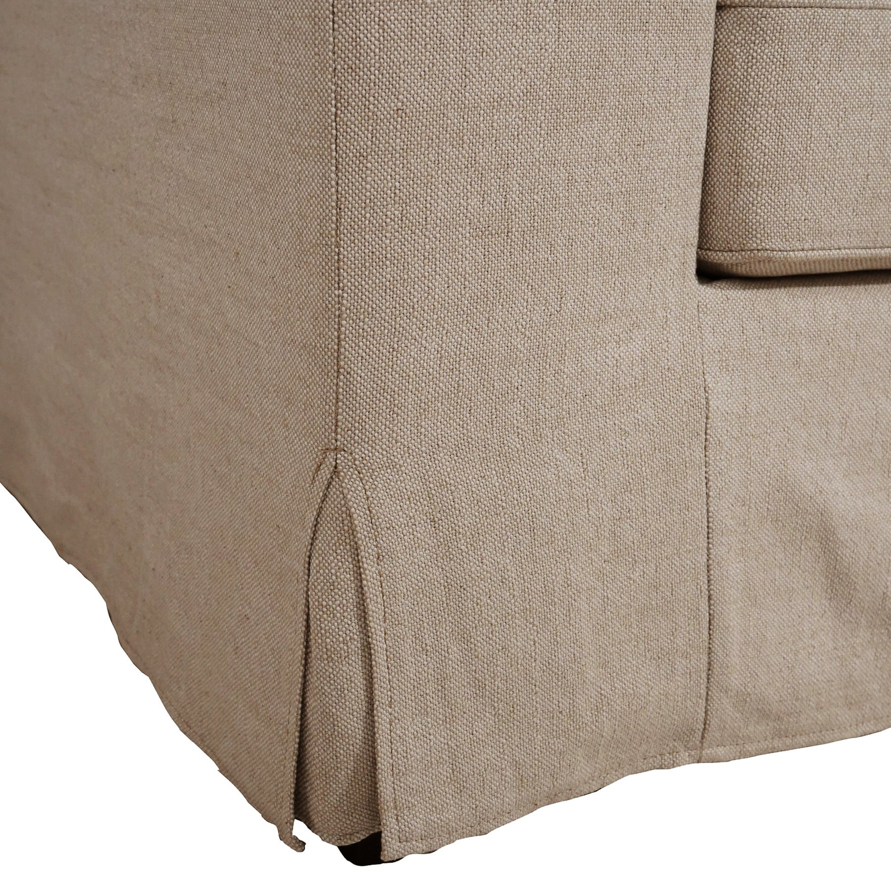 Denver 86" Slipcover Sofa - Linen Brown