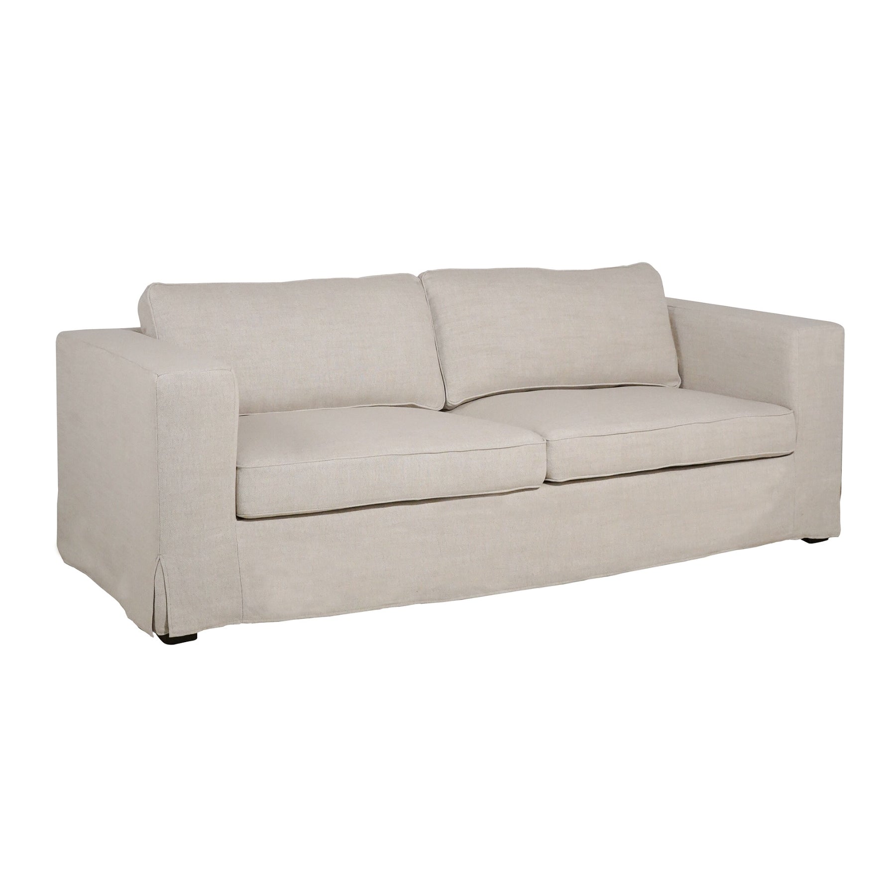 Denver 86" Slipcover Sofa - Linen Natural