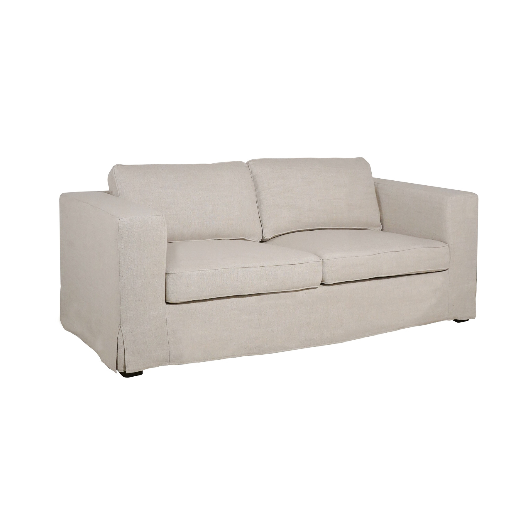Denver 69" Apartment Slipcover Sofa - Linen Natural