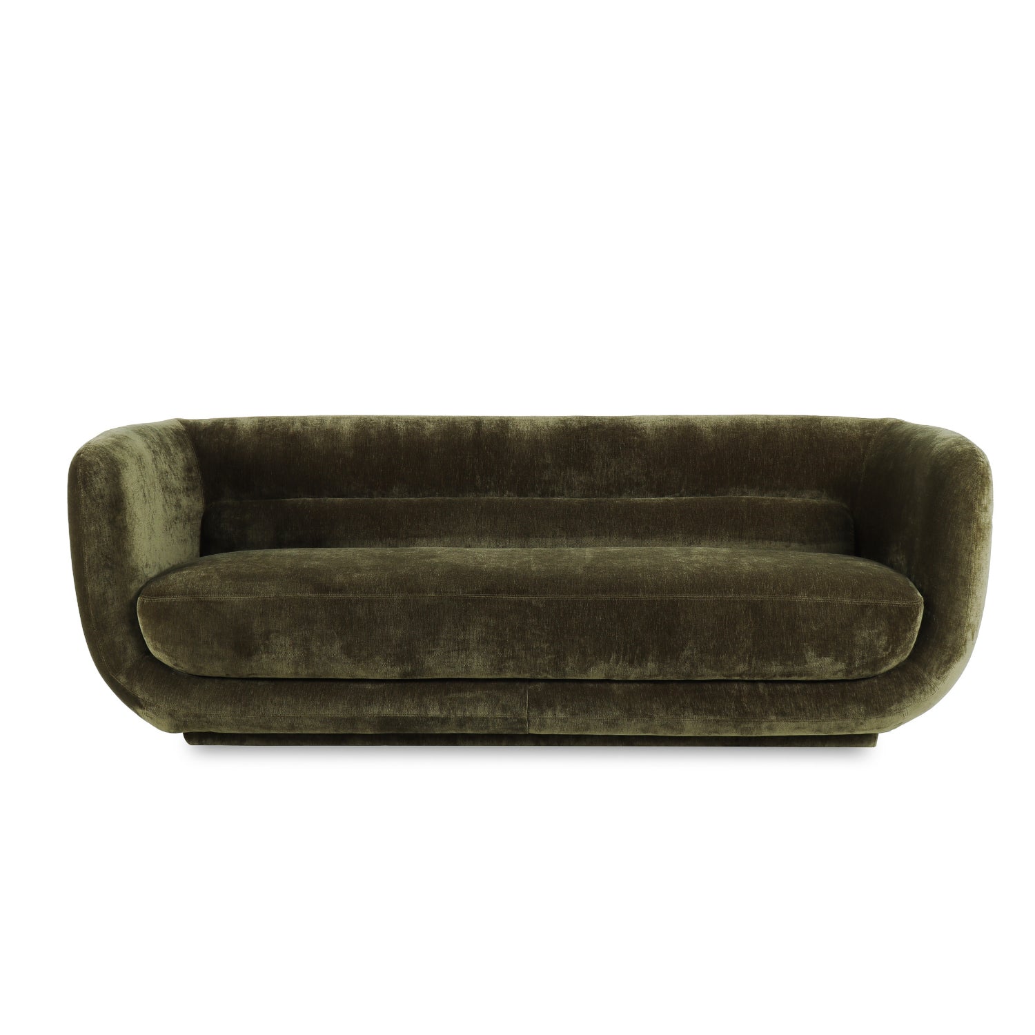 Orbit Sofa - Moss Green Velour