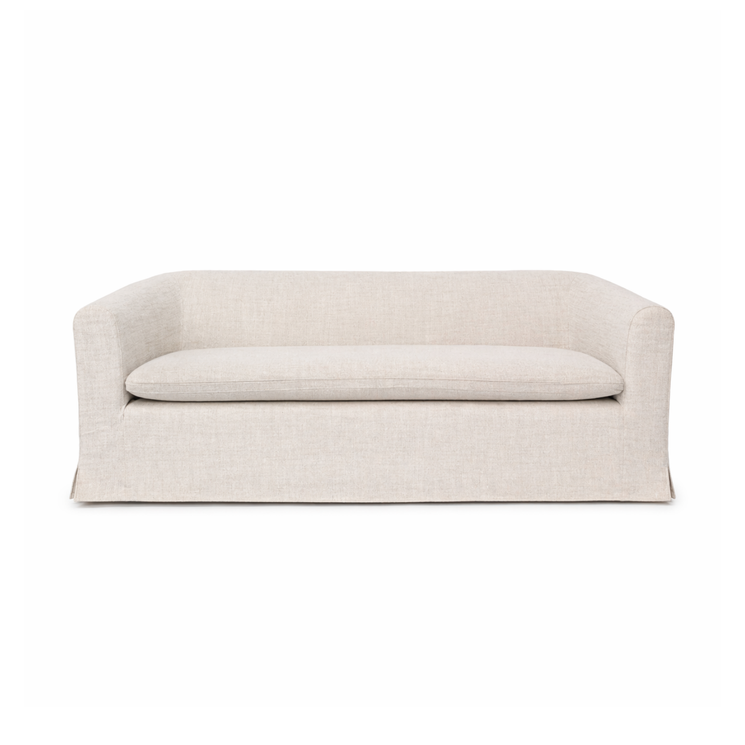 Gaspé 84" Slipcover Sofa - Linen Natural