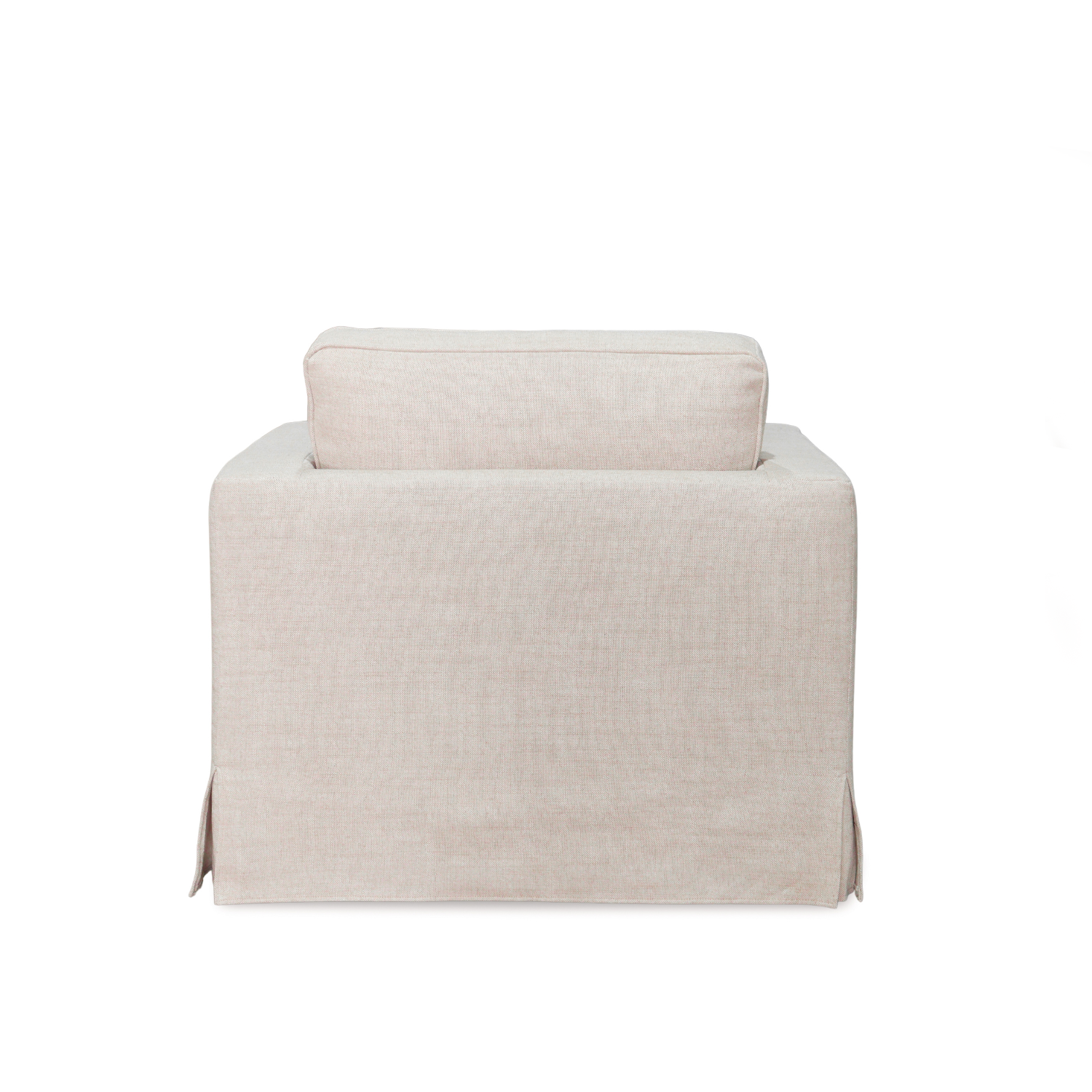 Denver Slipcover  Lounge Chair - Linen Natural