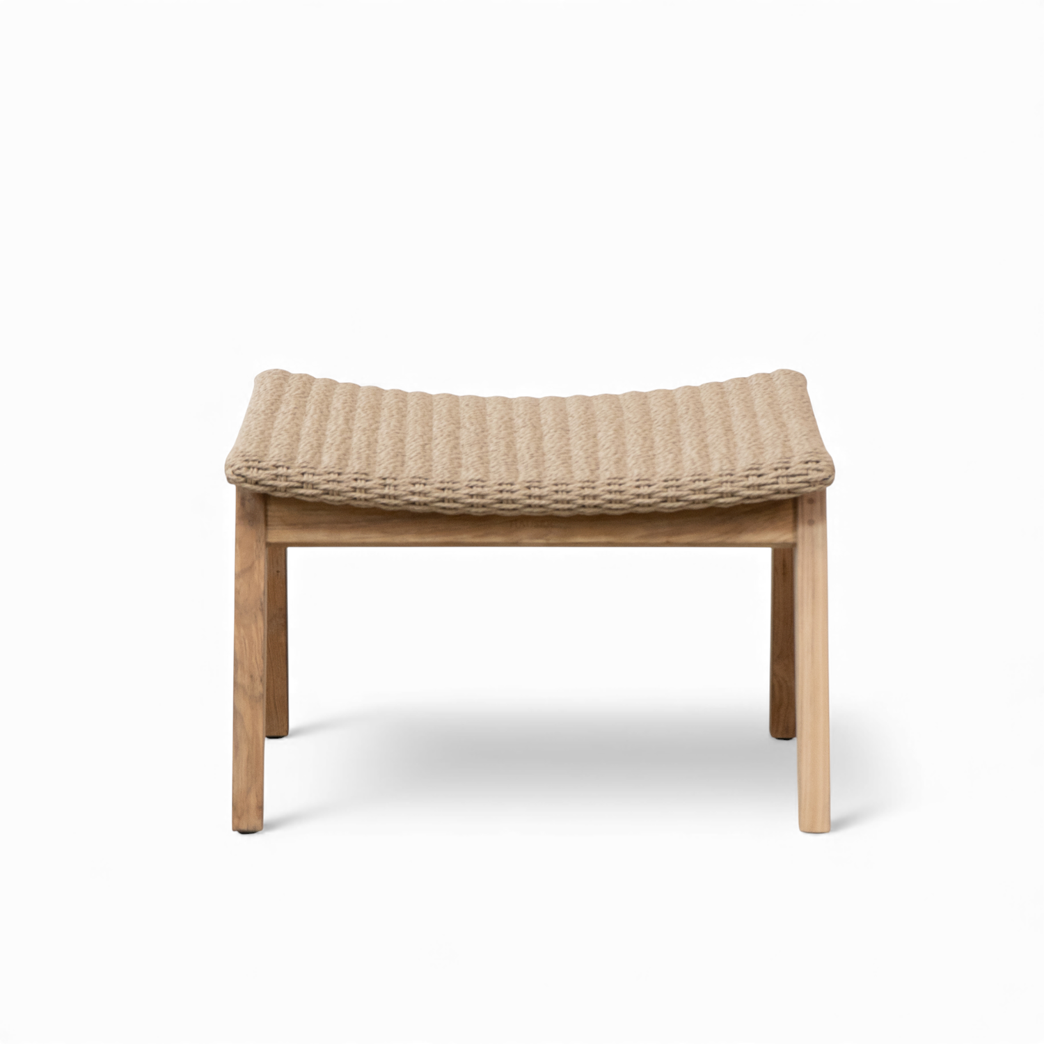 Carmel Wicker Ottoman