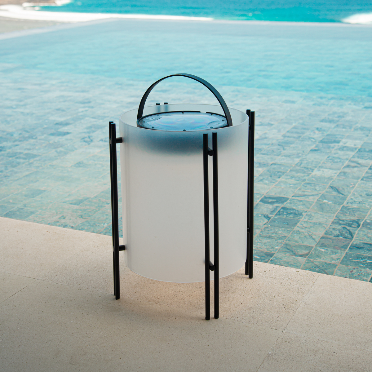 Lawrence Slate Solar Lantern