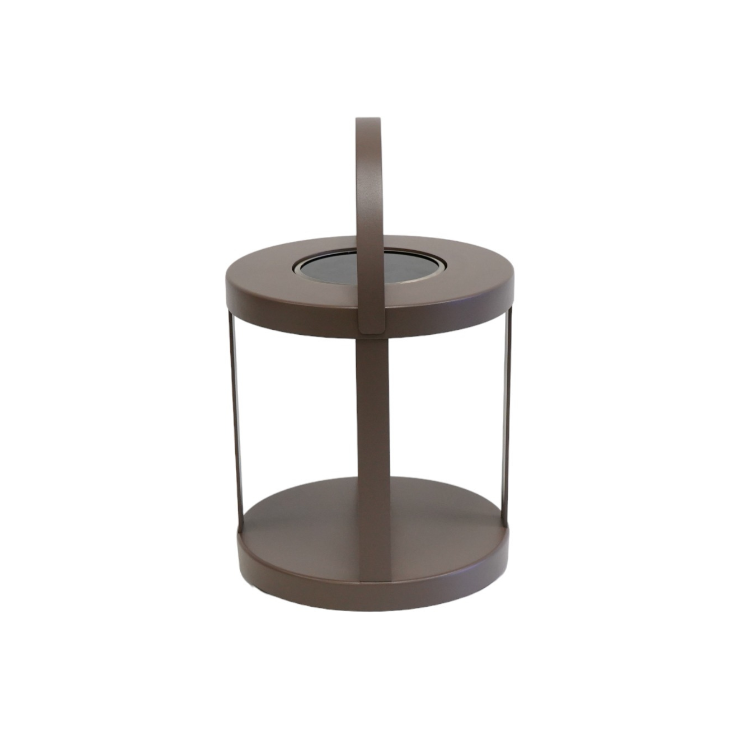 Pillar Taupe Solar Lantern