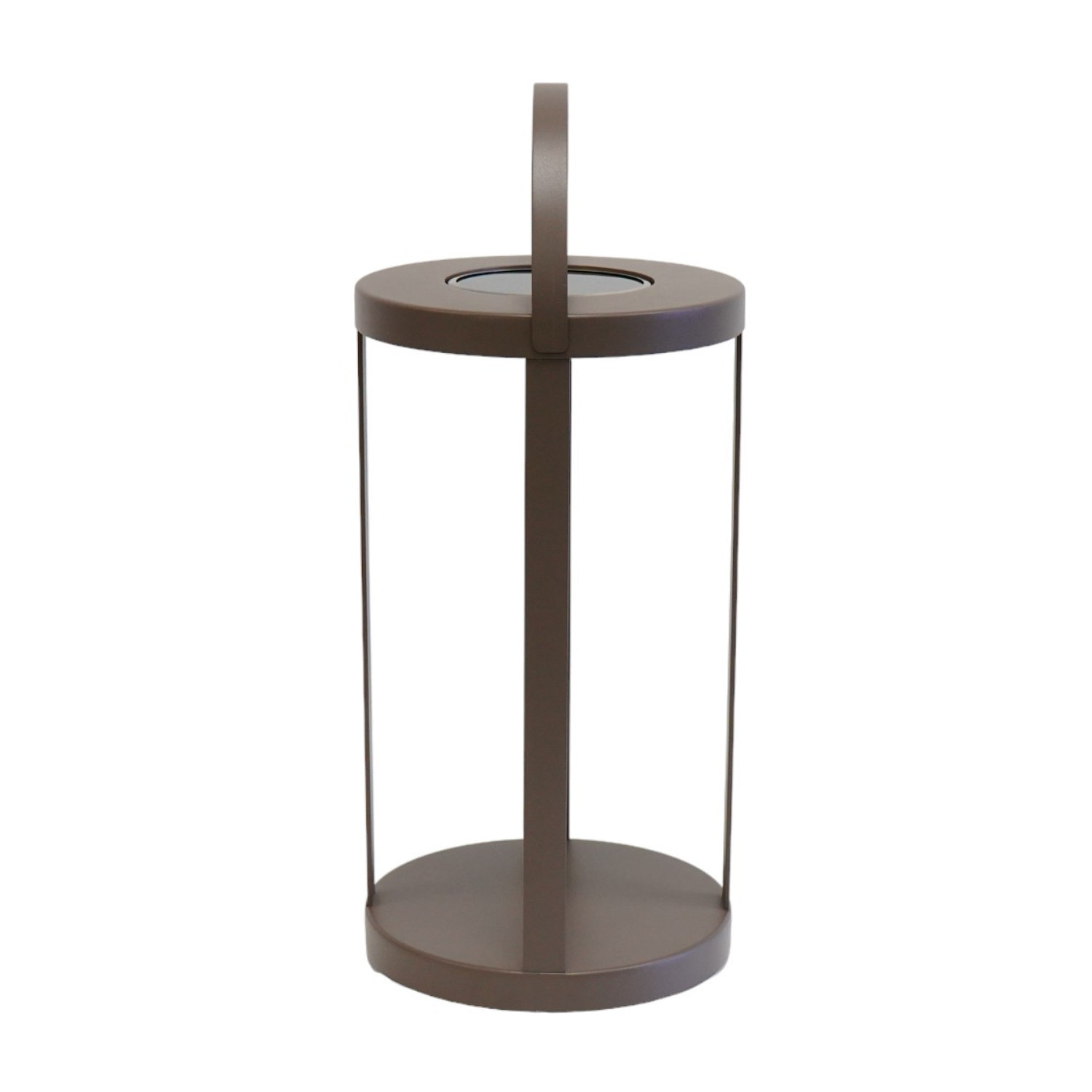 Pillar Taupe Solar Lantern