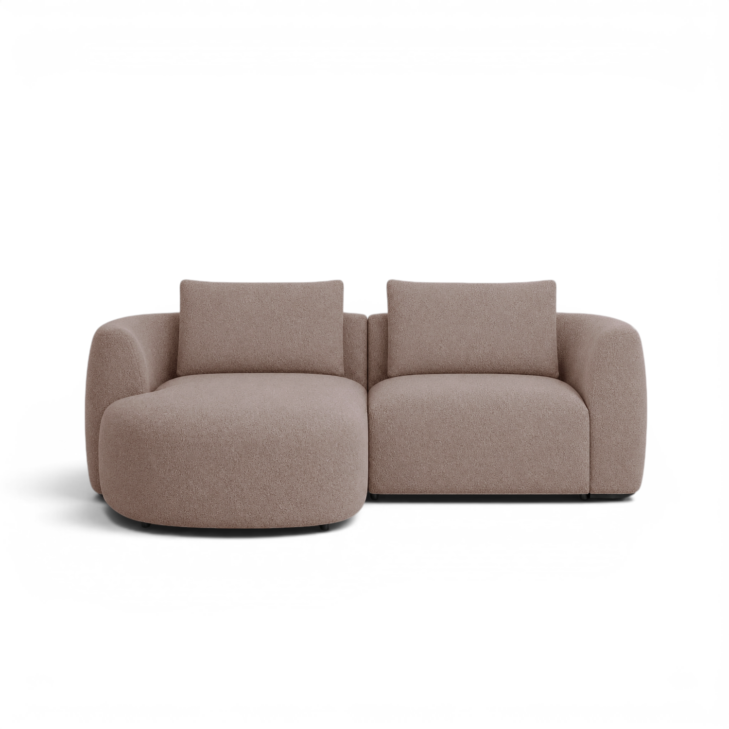 Granville 2pc Chaise Sectional - Brisbane Mink