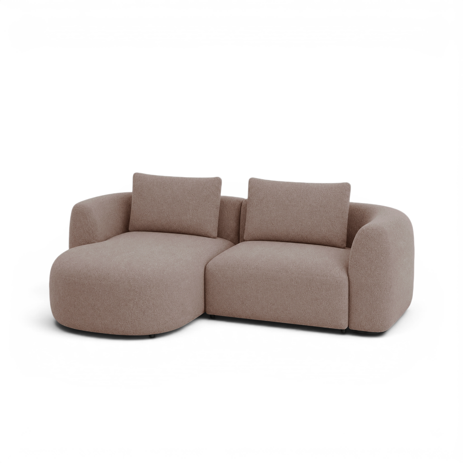 Granville 2pc Chaise Sectional - Brisbane Mink