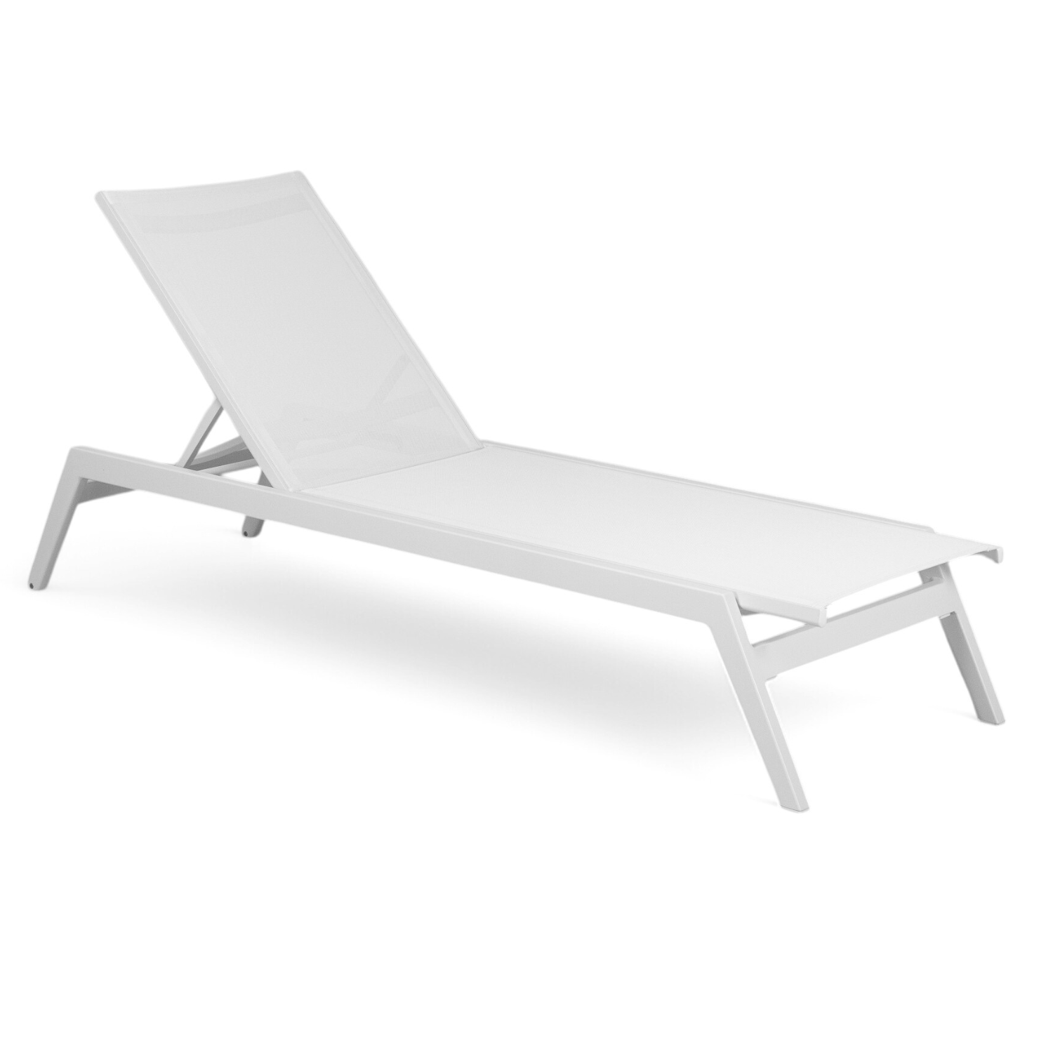 Hudson Slope White Chaise