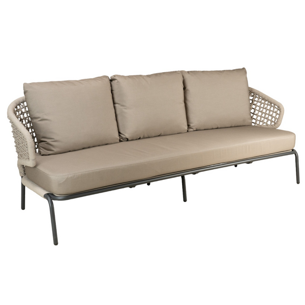 Hudson Canvas Sand Sofa