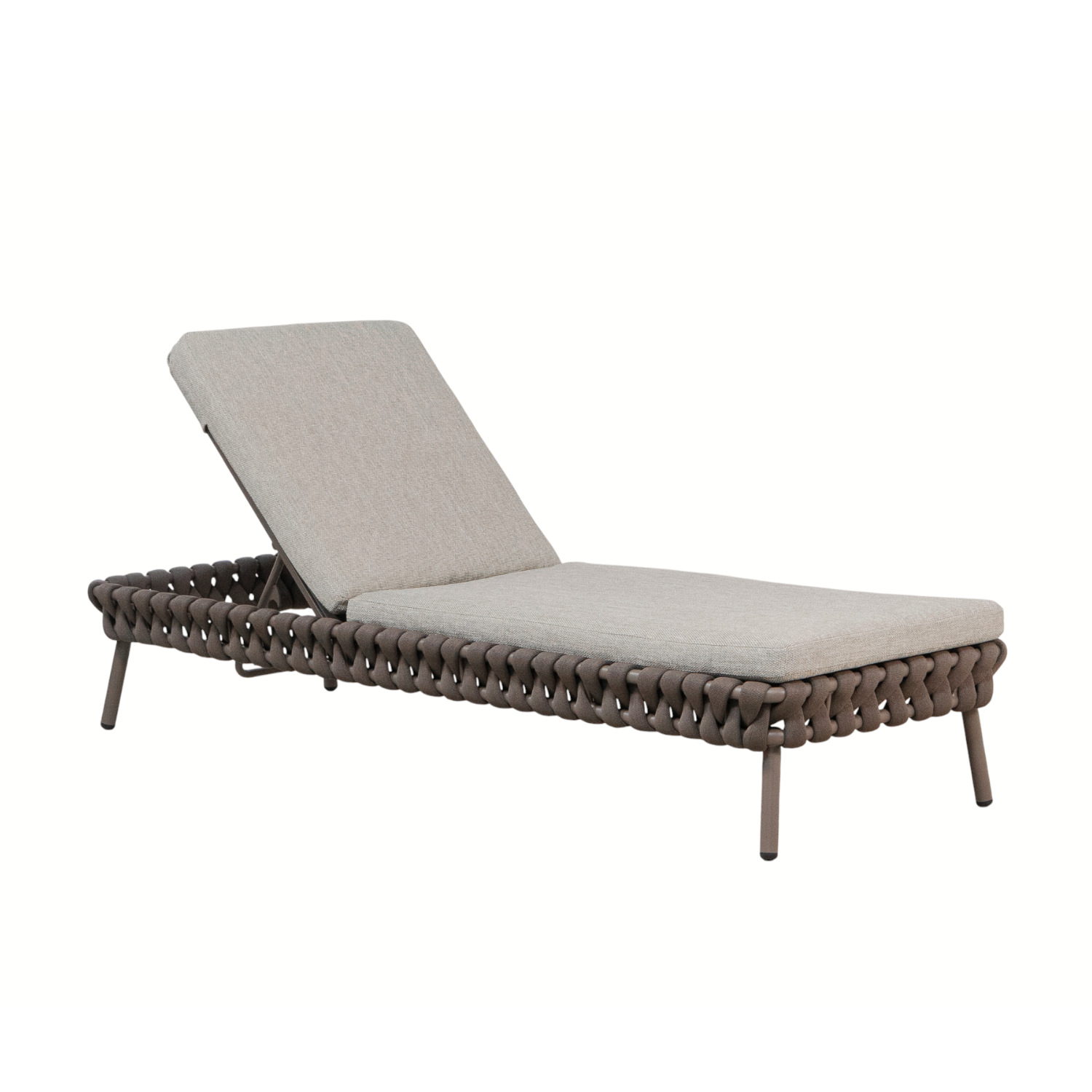 Elgin Rope Sun Lounger - Mood Taupe