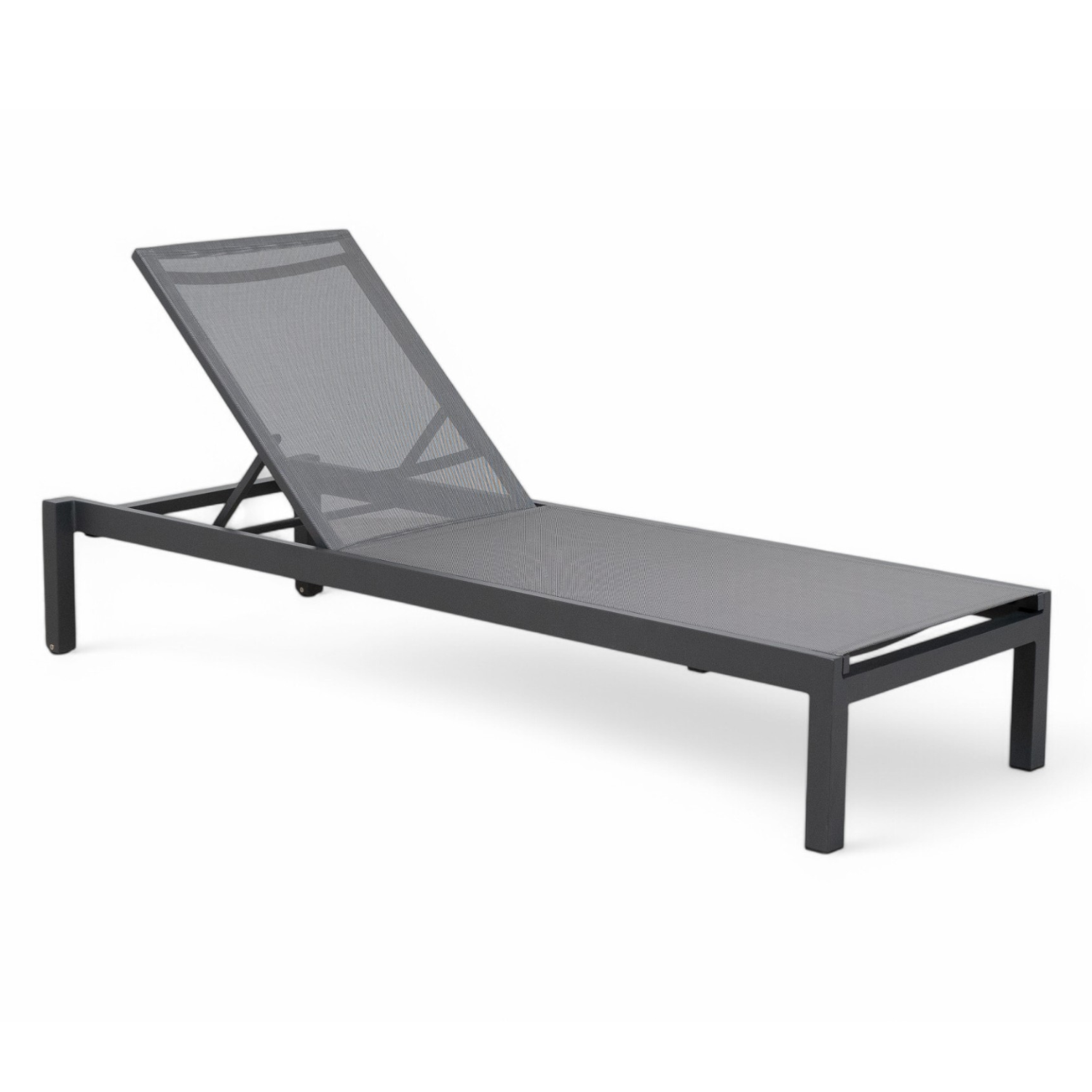 Hudson Linear Charcoal Chaise