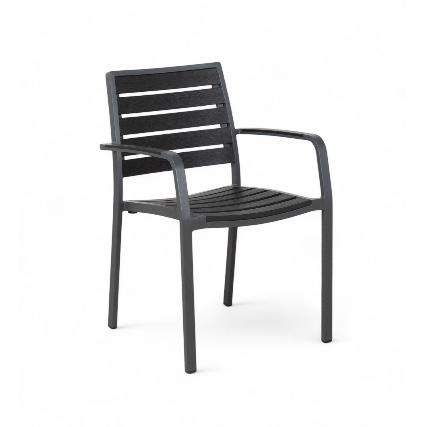 Ridge Dining Arm Chair - Charcoal