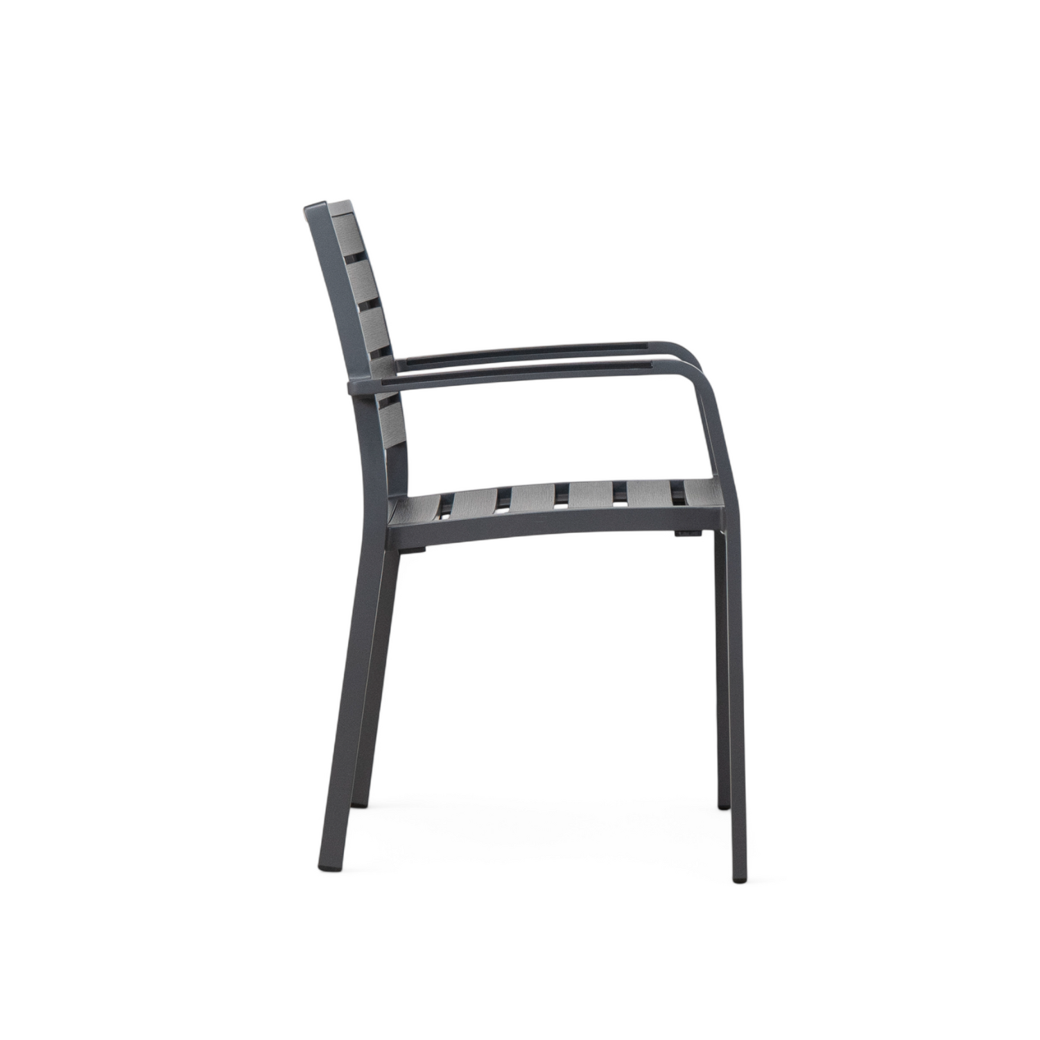 Ridge Dining Arm Chair - Charcoal