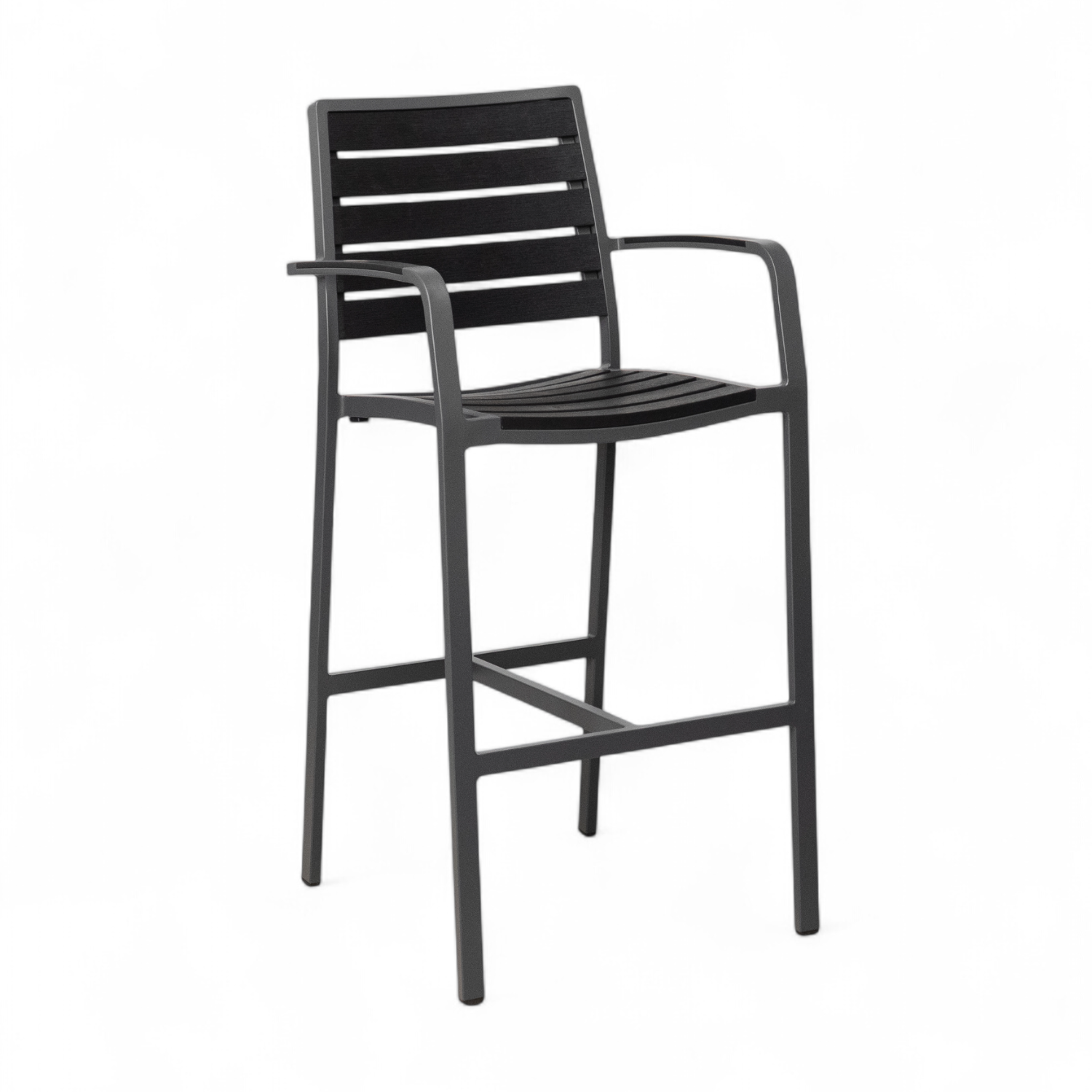 Ridge Slat Barstool