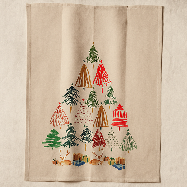 Oh Christmas Tree! Tea Towel