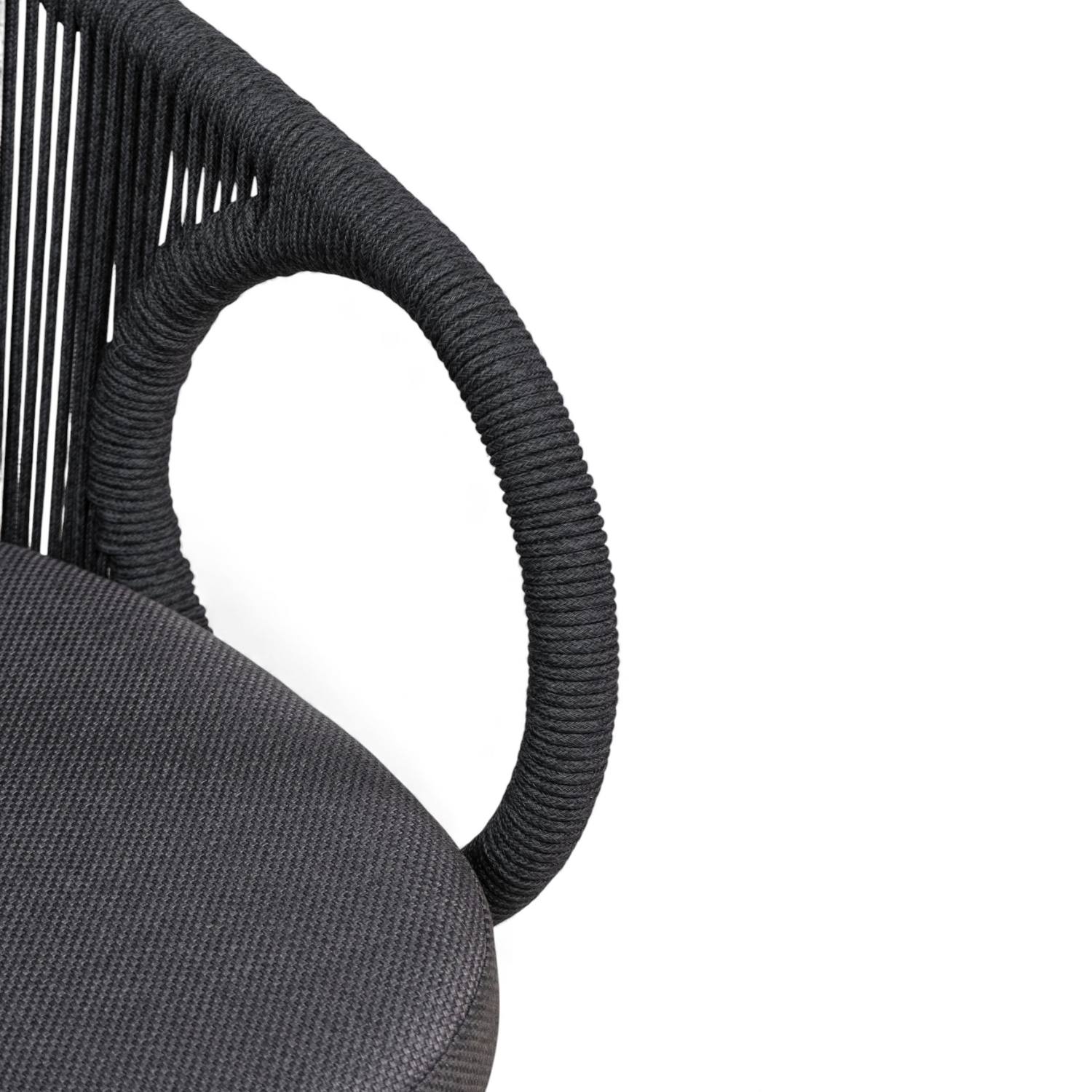 Abbortsford Swivel Dining Arm Chair - Charcoal