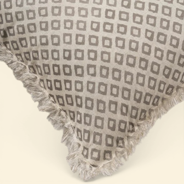 Mosaic Briar Block Print Toss Pillow