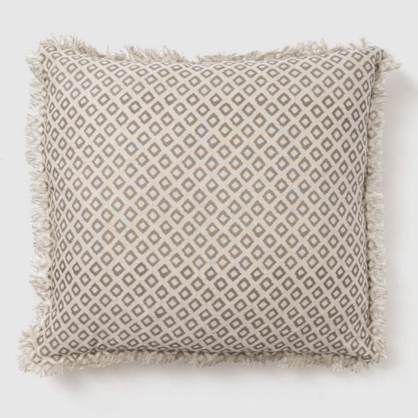 Mosaic Briar Block Print Toss Pillow