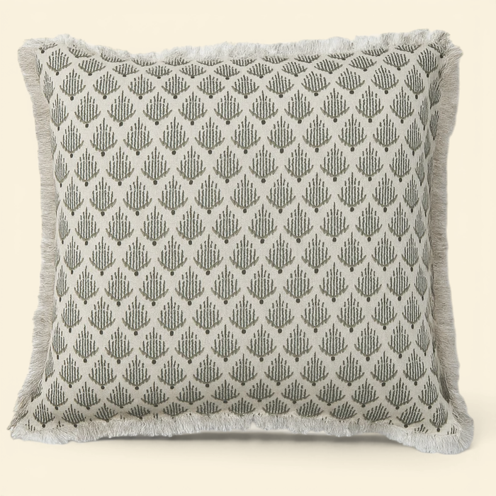 Mosaic Centennial Block Print Toss Pillow