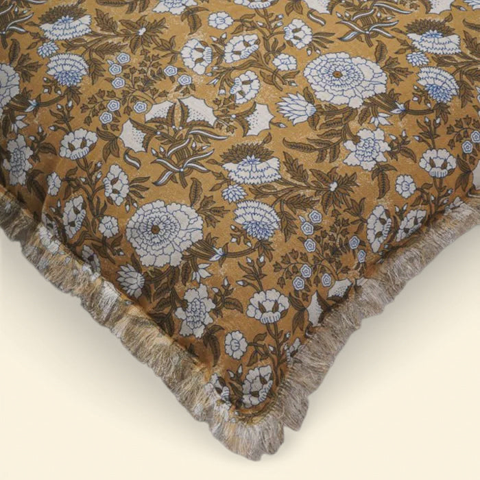 Summerside Botanical Block Print Toss Pillow