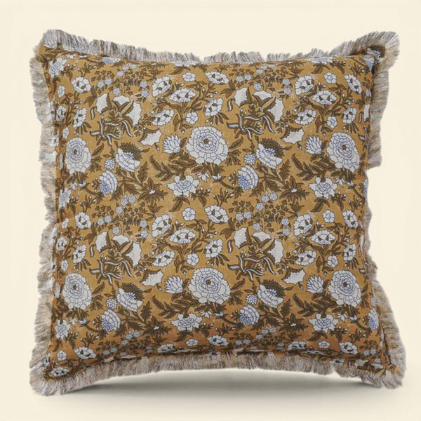 Summerside Botanical Block Print Toss Pillow