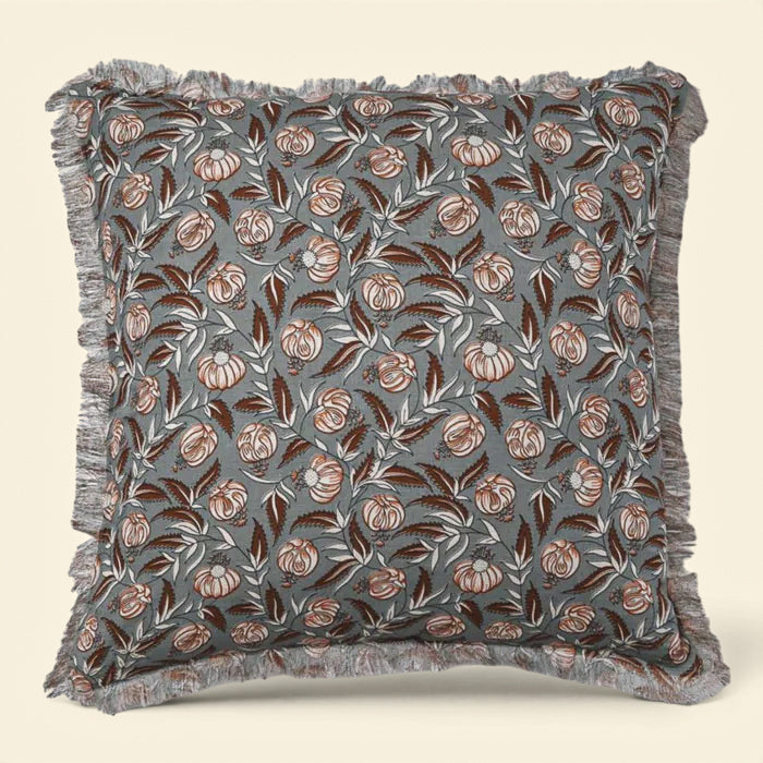 Hazelbrook Botanical Block Print Toss Pillow